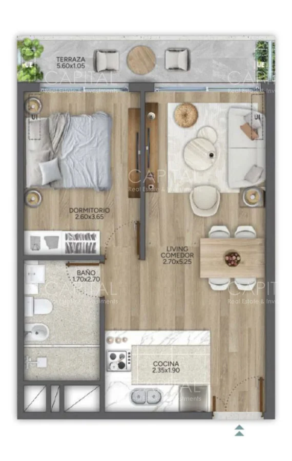 Apartamento en Parque Rodó, propiedad 284199 -Imagen 8
