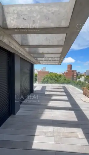 Alquiler de apartamento de dos dormitorios con gran terraza en Barrio Sur