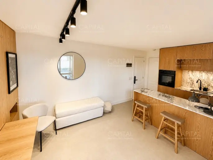 Alquiler Monoambiente amoblado con gran terraza en Carrasco