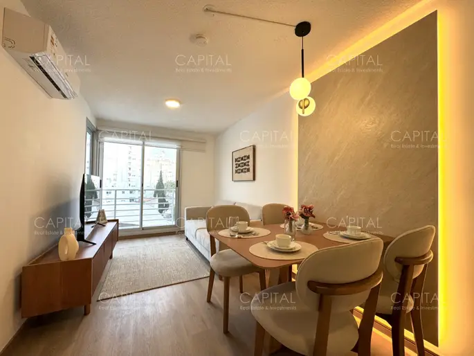Apartamento de un dormitorio en alquiler anual, zona Tres Cruces, Cordón.