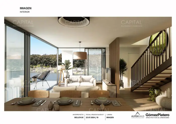 BELLEVUE - Exclusivo Penthouse Duplex de revista, vista al lago