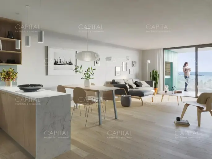 Apartamento UN dormitorio con terraza y parrillero en Malvín