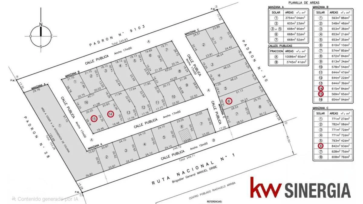 Terreno en Riachuelo, propiedad 258862 -Imagen 16