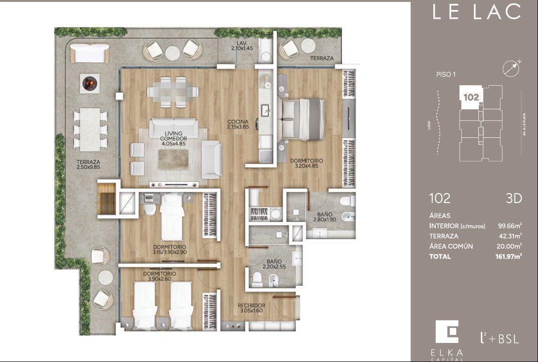 Apartamento en Parque Miramar, propiedad 258920 -Imagen 10