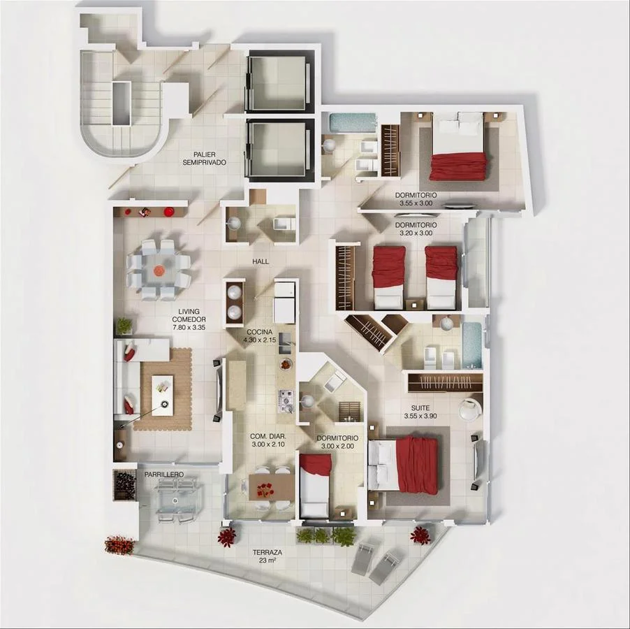 Apartamento en Playa Brava, propiedad 259030 -Imagen 2