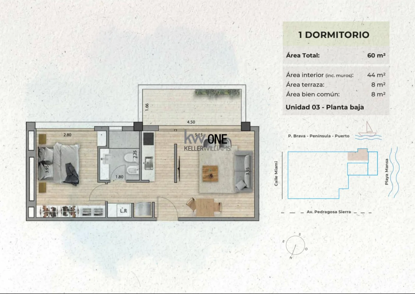 Apartamento en Playa Mansa, propiedad 295752 -Imagen 11