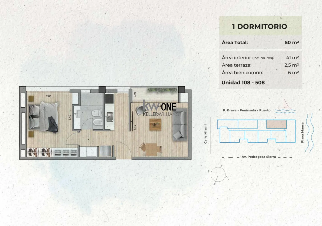 Apartamento en Playa Mansa, propiedad 295752 -Imagen 13