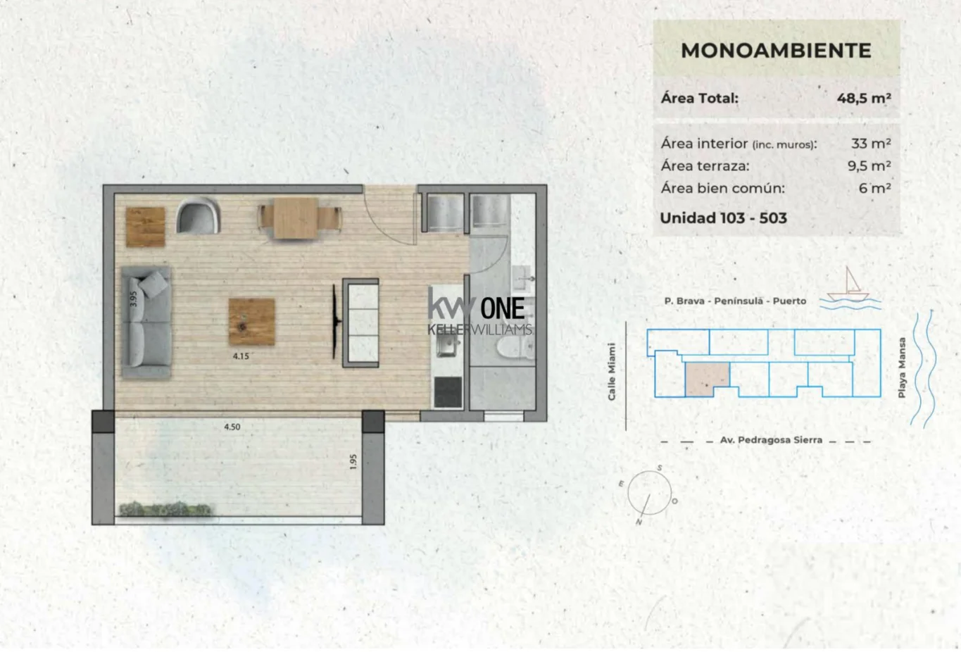 Apartamento en Playa Mansa, propiedad 295752 -Imagen 16