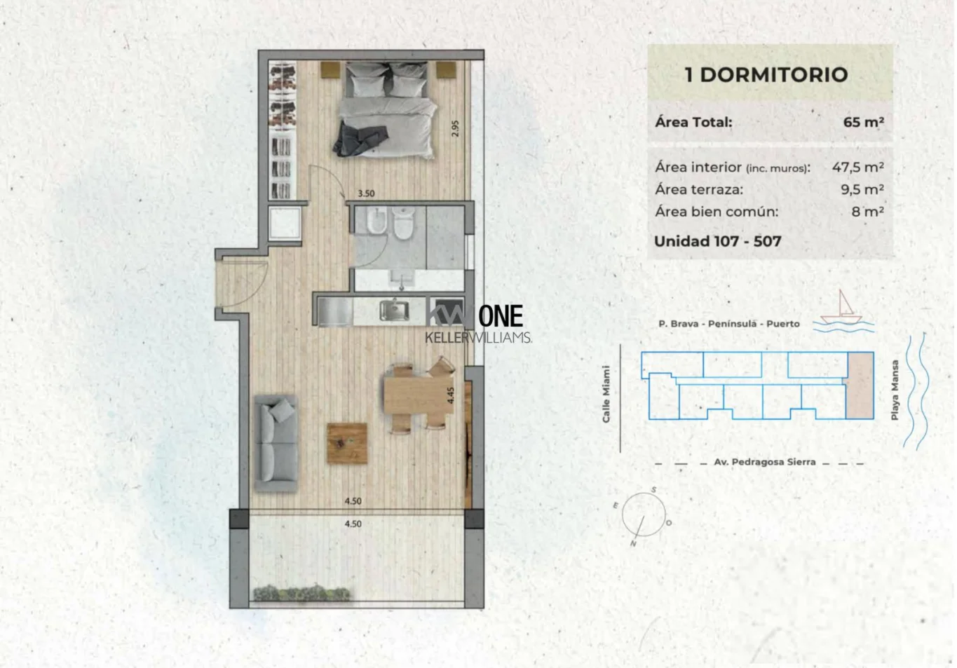 Apartamento en Playa Mansa, propiedad 295752 -Imagen 17