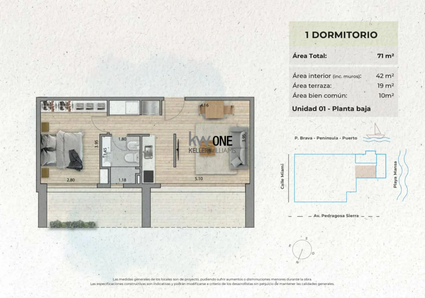 Apartamento en Playa Mansa, propiedad 295752 -Imagen 10