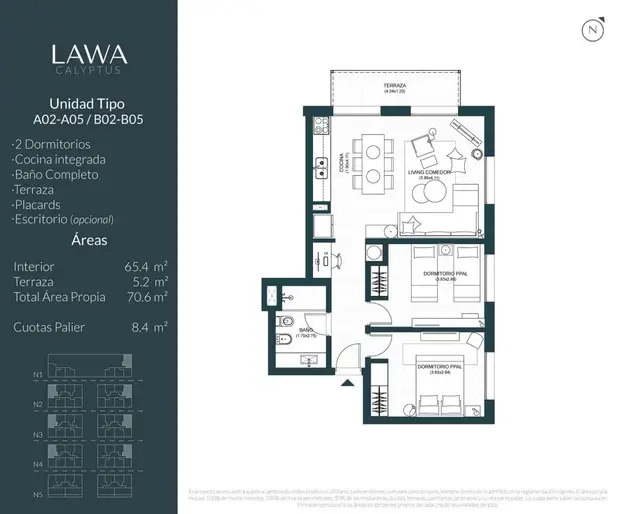 Venta apartamento 2 dormitorios, Carrasco Este