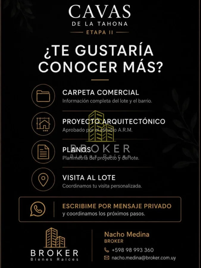 Terreno en Cavas de la Tahona, propiedad 274898 -Imagen 6
