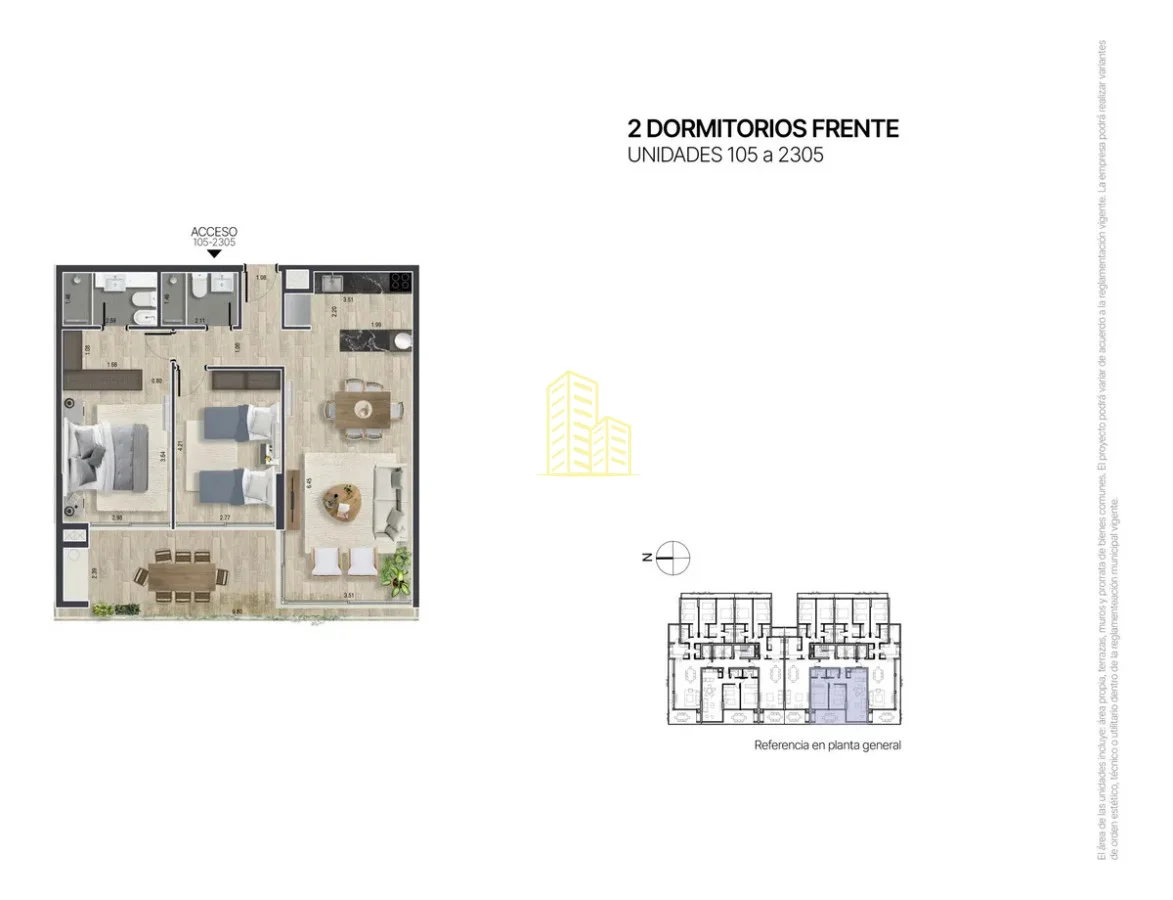 Apartamento en Playa Mansa, propiedad 291861 -Imagen 3