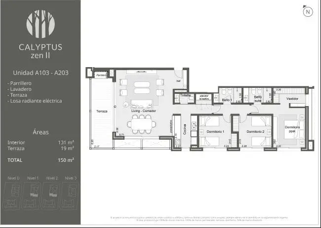 VENTA APARTAMENTO CARRASCO 3 DORMITORIOS