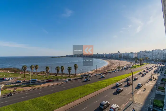 Venta excelente apartamento 3 dormitorios sobre la Rambla de Pocitos