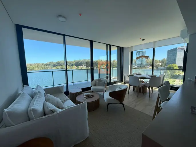Venta apartamento de 3 dormitorios sobre el Lago Calcagno