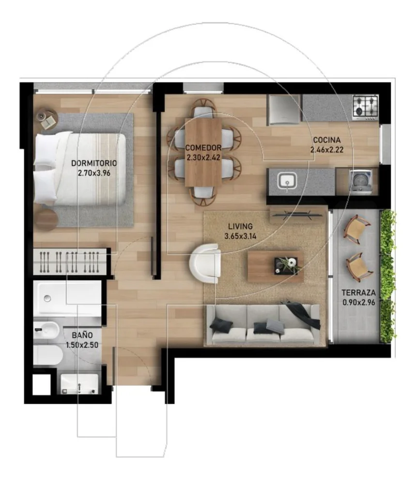 Apartamento en Malvín, propiedad 189397 -Imagen 7
