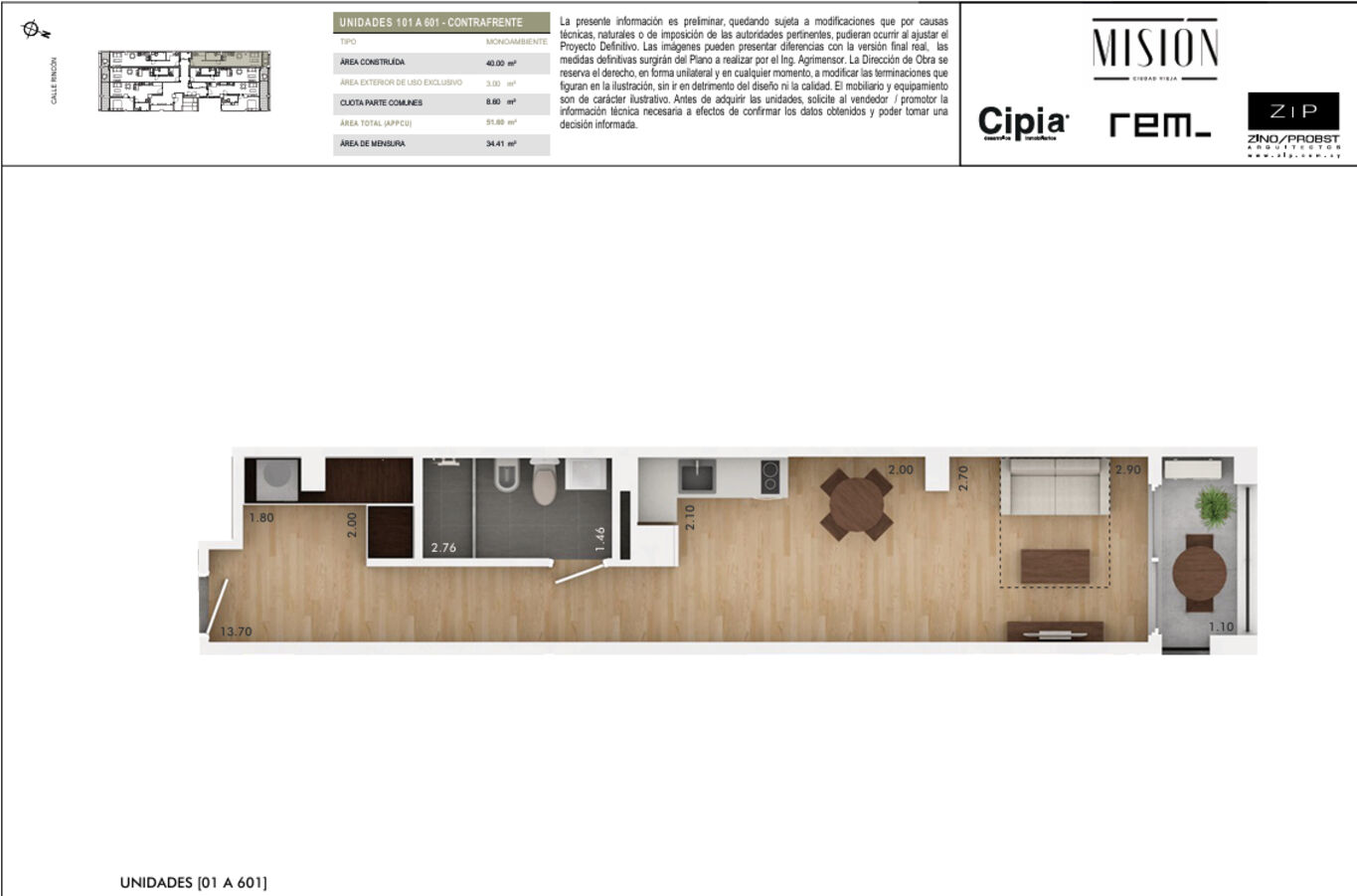 Apartamento en Ciudad Vieja, propiedad 272974 -Imagen 6