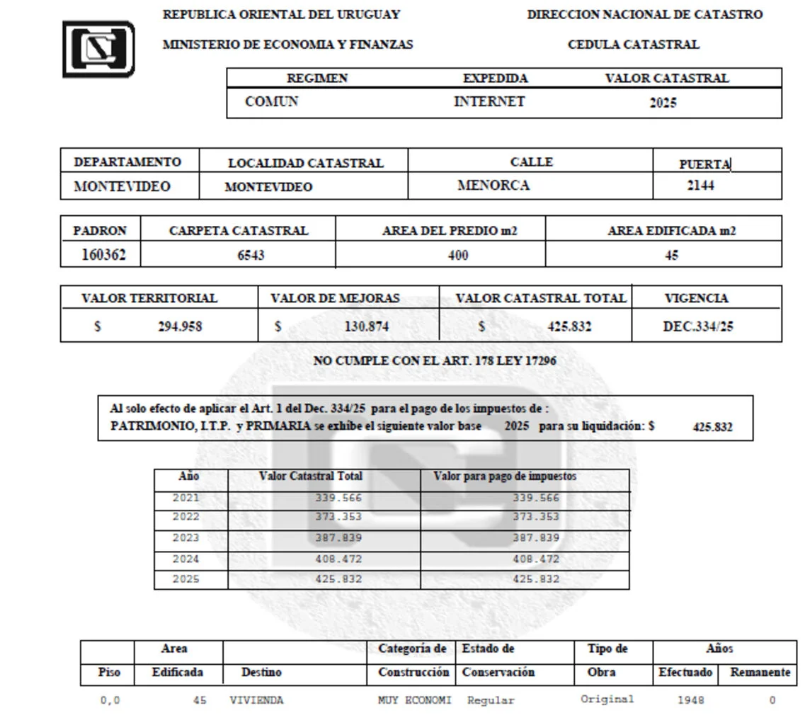 Terreno en Unión, propiedad 300989 -Imagen 3