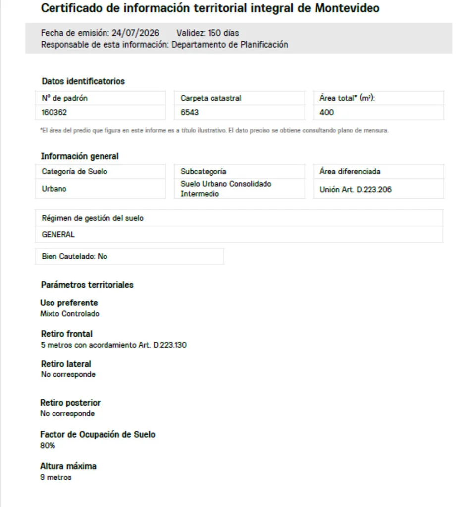Terreno en Unión, propiedad 300989 -Imagen 5