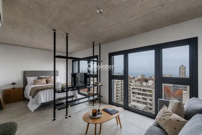 Estudio con dormitorio semi definido. BRUSCO by IXOU