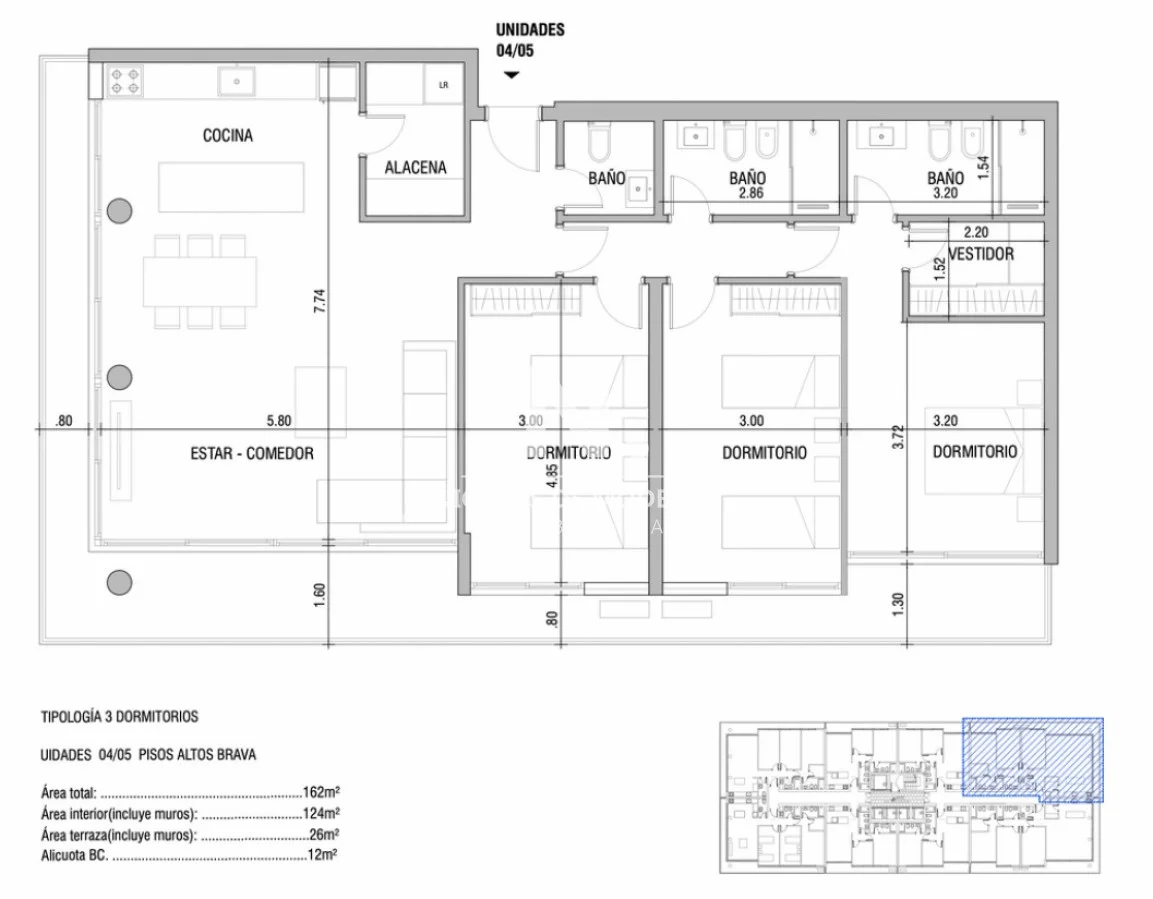 Apartamento en Av. Chiverta, propiedad 251385 -Imagen 19
