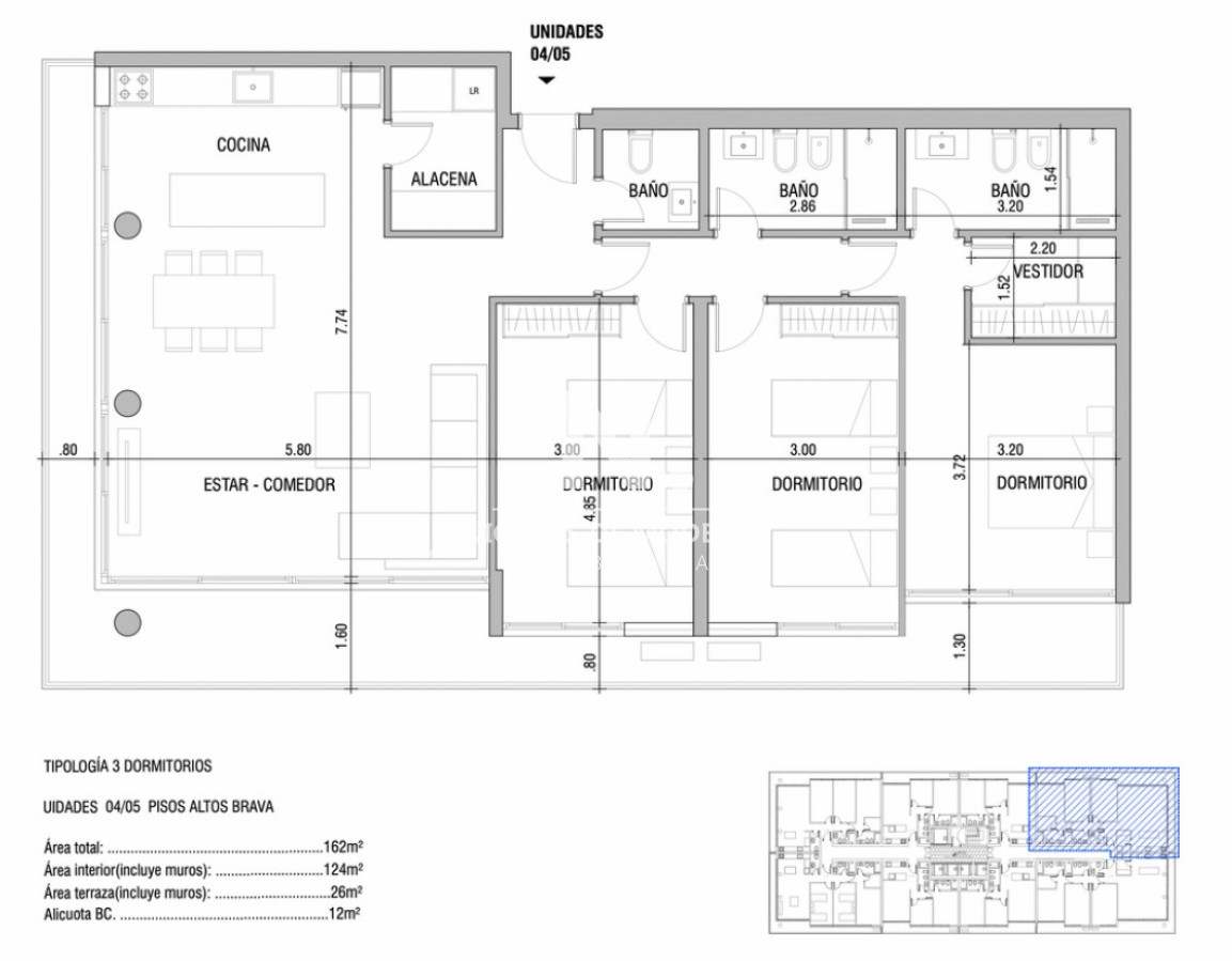 Apartamento en Av. Chiverta, propiedad 260210 -Imagen 20