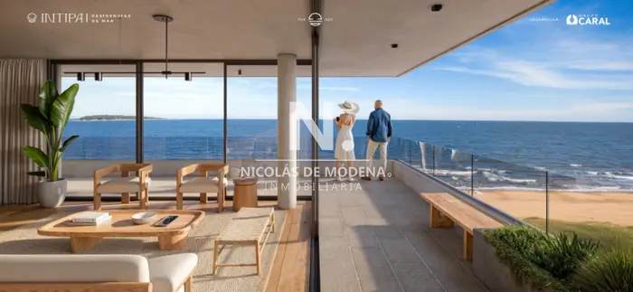 Se vende apartamento con terraza de 1 dormitorio en Mansa.