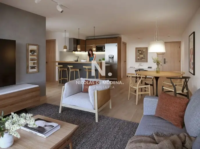 Venta Apartamento  de 2 dormitorios en pozo con gran terraza,Pocitos-Montevideo