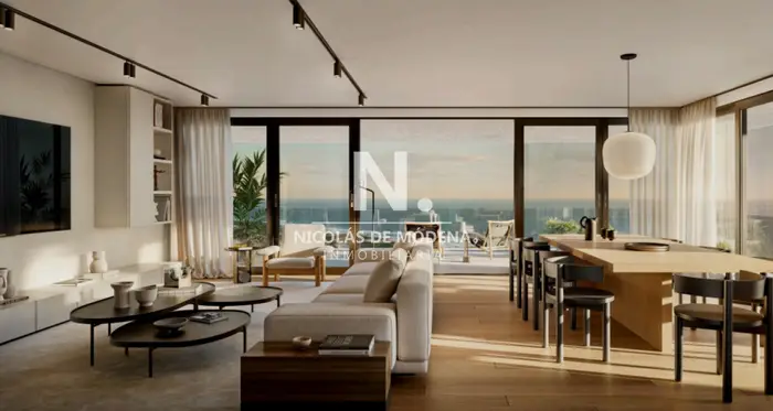 Departamento de 4 dormitorios en suite, a pasos del mar, proyecto en construccion