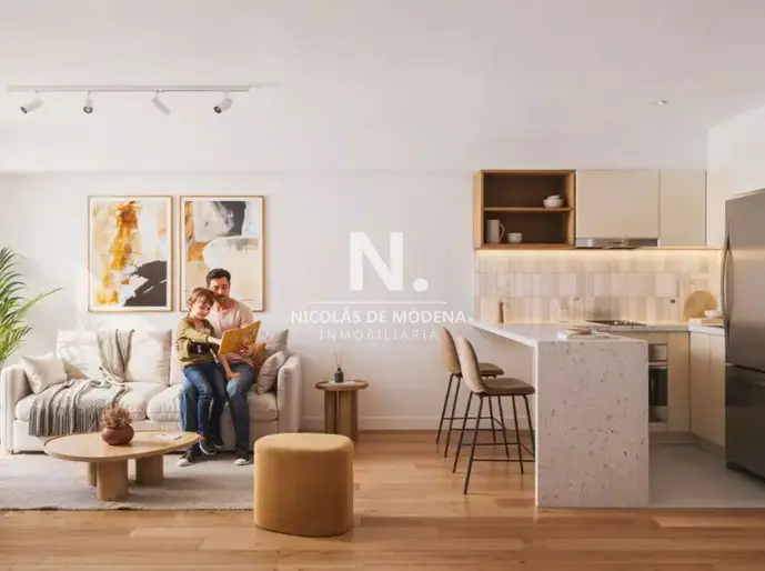Venta Apartamento de 2 Dormitorios Con Gran Terraza en Cordon-Montevideo.