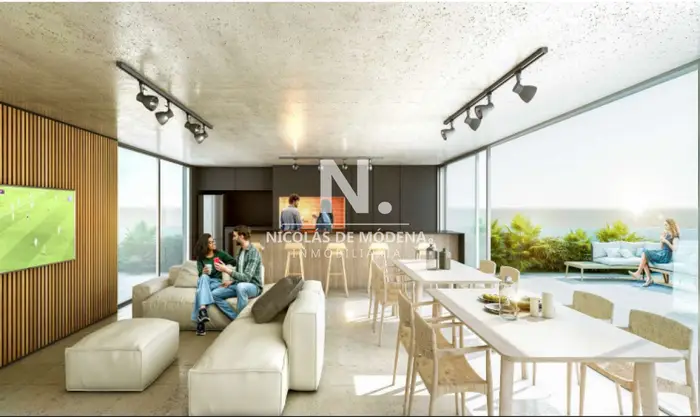 Venta Apartamento de 2 Dormitorios en El Corazon de Pocitos Nuevo,Montevideo!