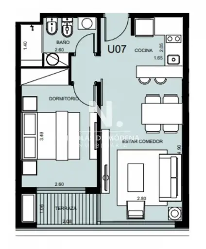 Departamento de 1 dormitorio en venta, proximo a ocupar, TORRE A ESTRENAR