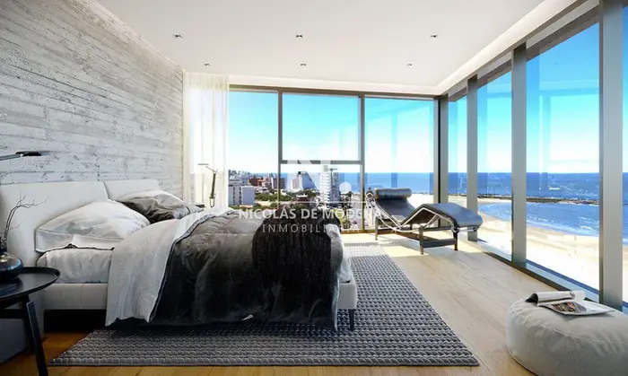 Venta Monoambiente a Estrenar frente al mar en Malvin,Montevideo!