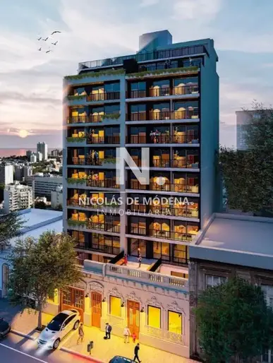 Apartamento de 1 dormitorio terraza al frente. Cordón - Montevideo
