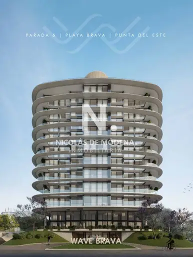 Apartamento de 1 dormitorio en Playa Brava. Wave Brava