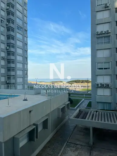 Apartamento en Edifciio Torres del plata , Playa Brava , 1 dormitorio