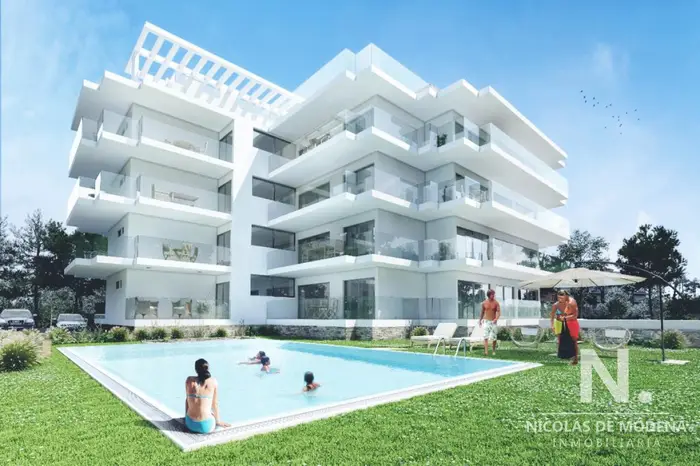 Edificio nuevo proximo al mar, departamento de 1 dormitorio en venta.