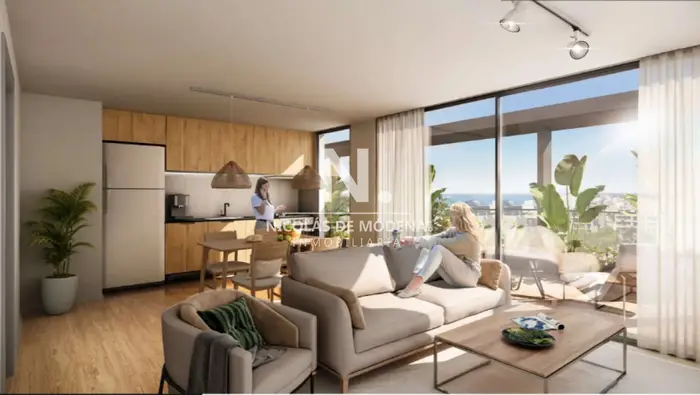 Apartamento en Venta de 1 Dormitorio Con Gran Terraza en Barrio Sur - Montevideo