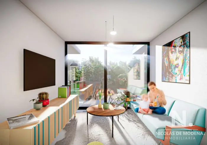 EdNA proyecto en Playa Mansa,  apartamento de 1 dormitorio en venta