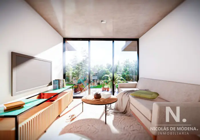 EdNA proyecto vanguardita en Playa Mansa,  apartamento de 1 dormitorio en venta