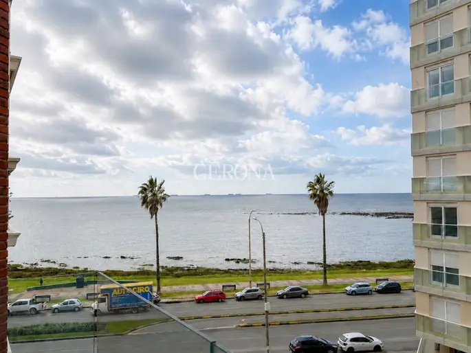 Venta Monoambiente a estrenar con terraza y vista al mar, en Punta Carretas.