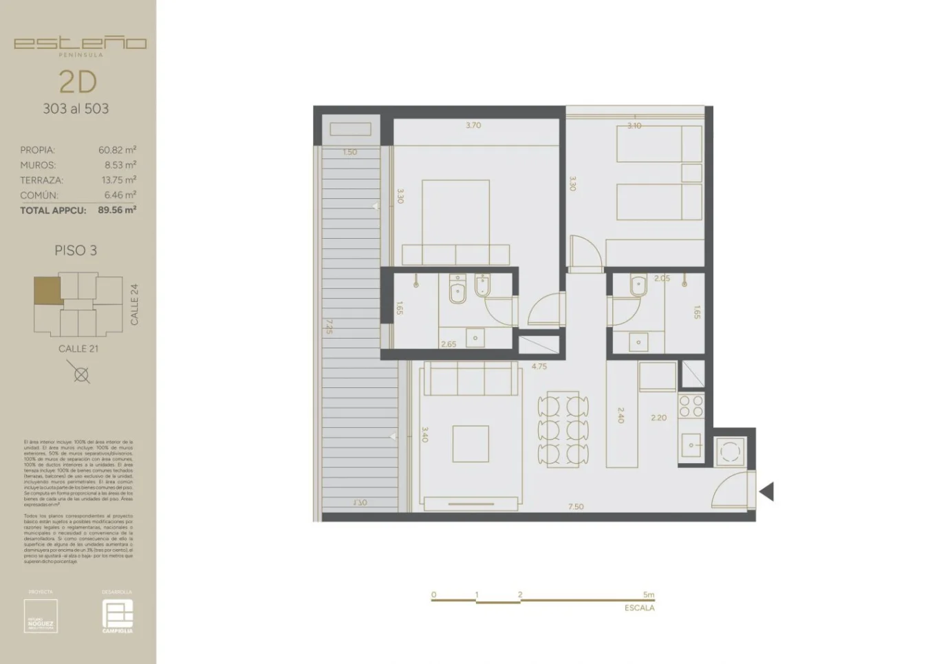 Apartamento en Punta del Este, propiedad 285997 -Imagen 11
