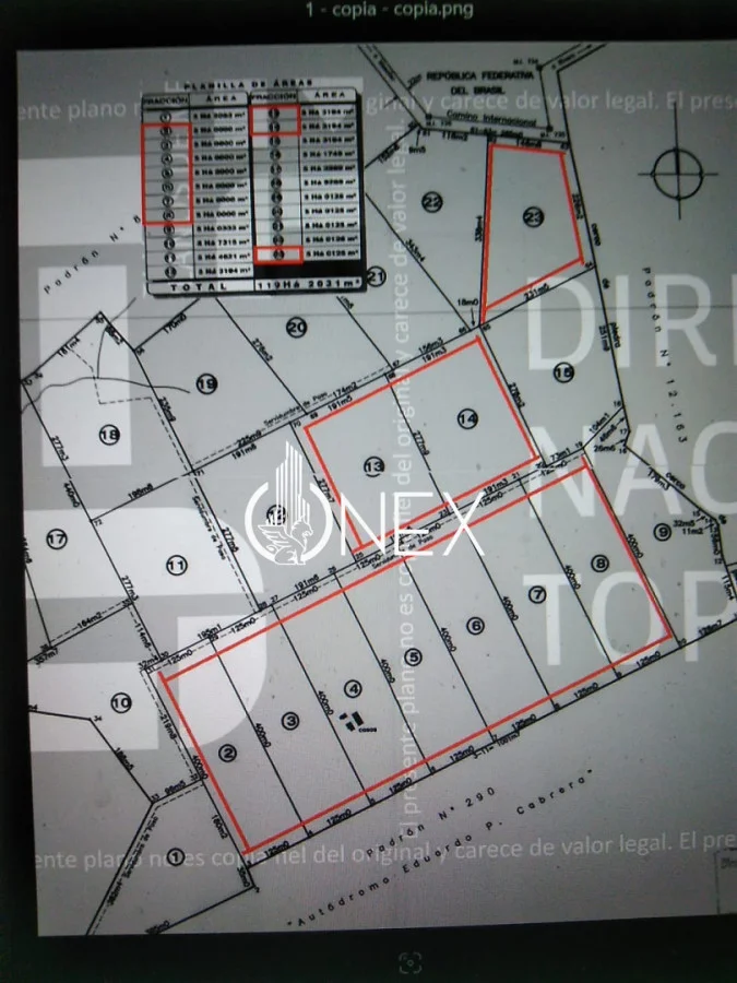 Chacra en Rivera, propiedad 296889 -Imagen 3
