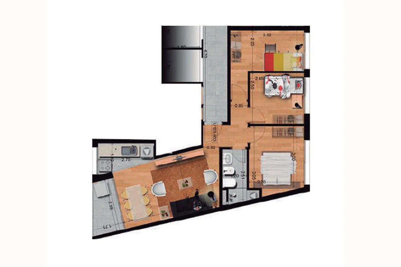 Apartamento en Cordón Sur, propiedad 269637 -Imagen 10