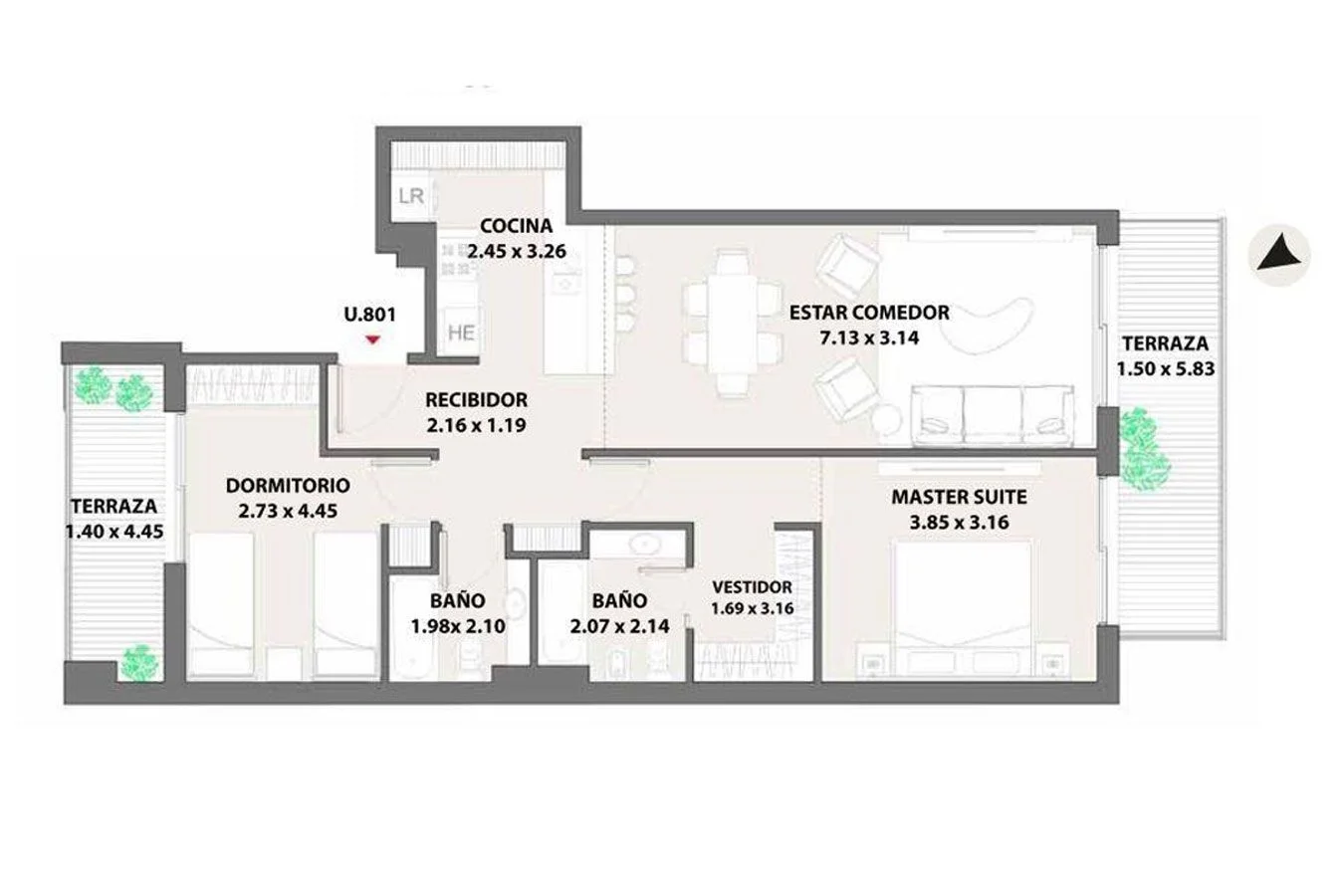 Apartamento en Villa Biarritz, propiedad 273271 -Imagen 15