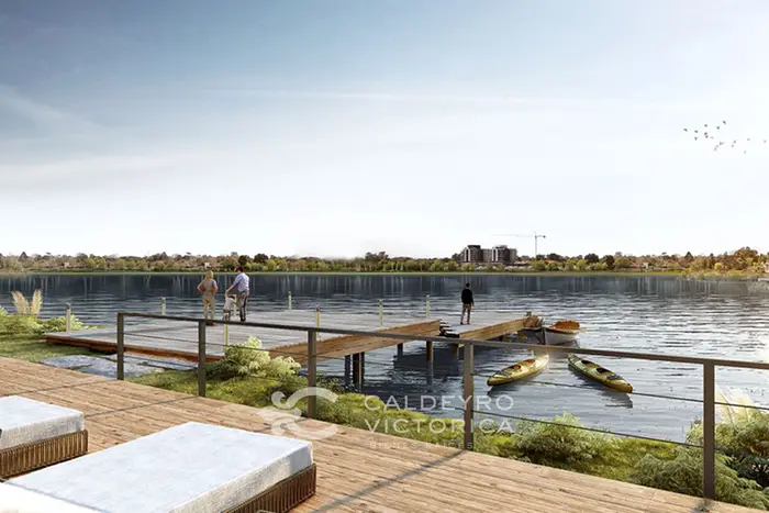 Apartamento frente al Lago Calcagno 9679