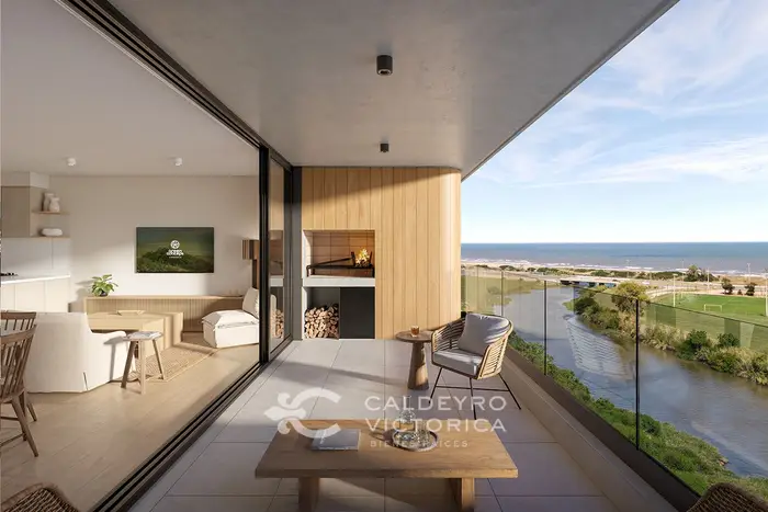 Apartamento en venta en Barra de Carrasco 10246, con terraza, parrillero y vista al mar
