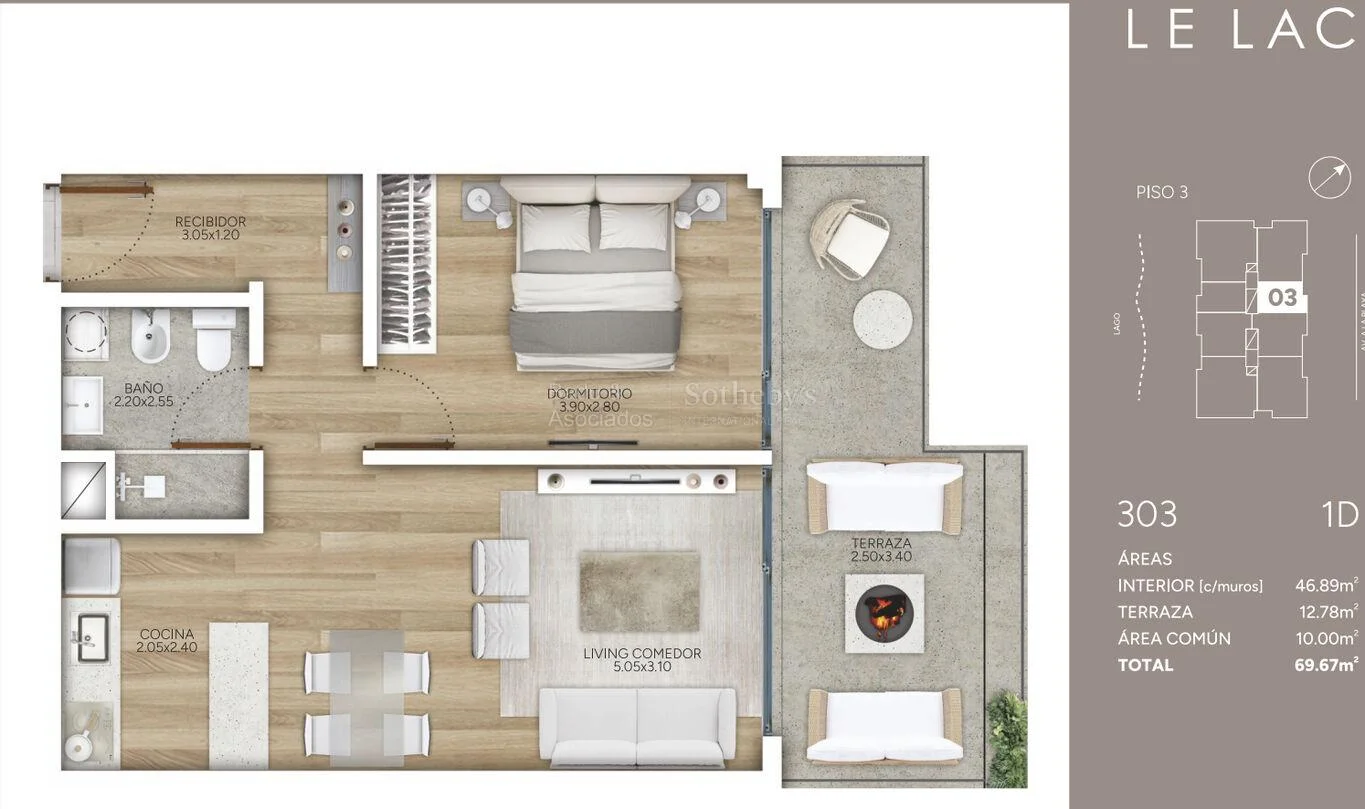 Apartamento en Parque Miramar, propiedad 274009 -Imagen 6