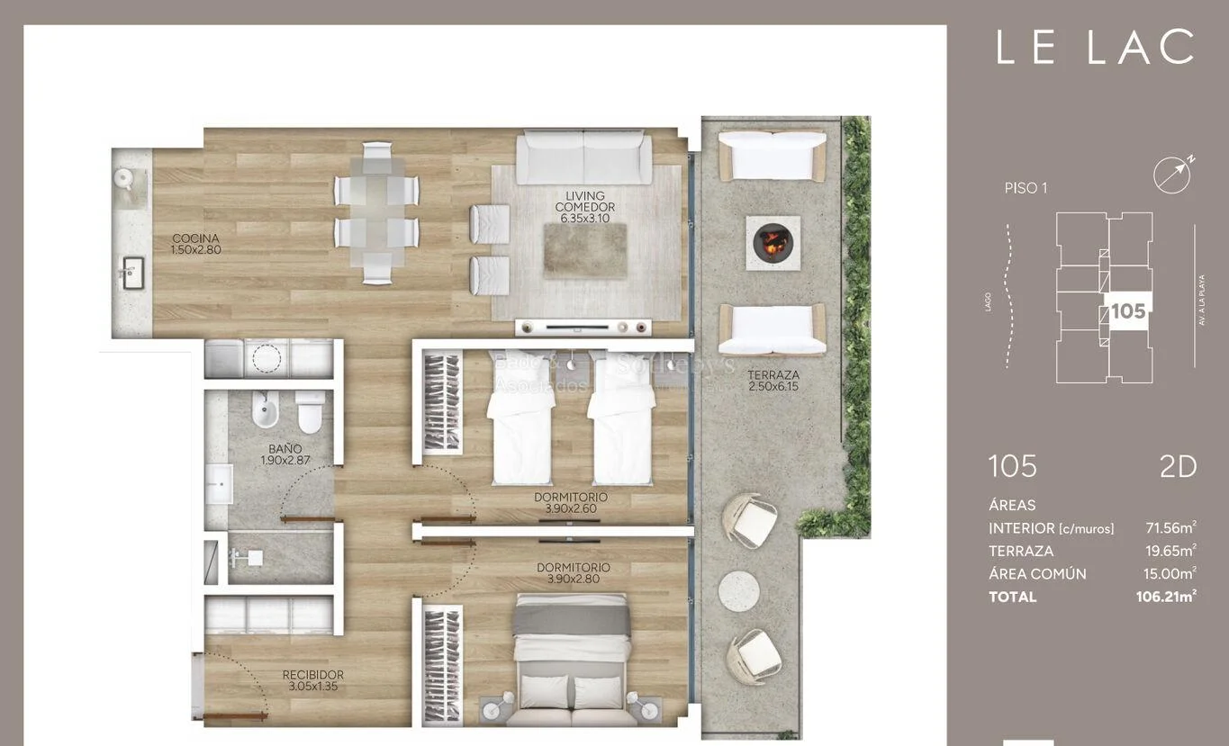 Apartamento en Parque Miramar, propiedad 274010 -Imagen 6